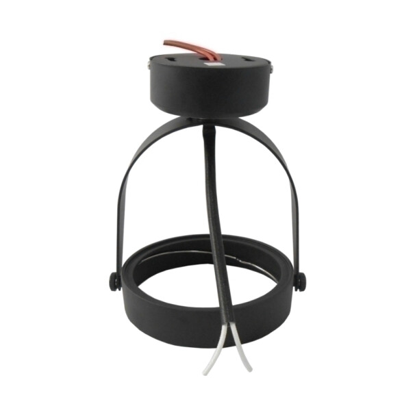 Spot con base y equipo p/lámpara AR111 12V negro AR0190