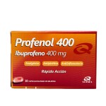 PROFENOL 400 MG. CJ X 10 CÁPS. BLANDAS única