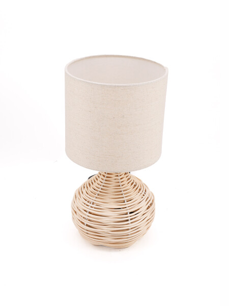 LAMPARA BASE DE FIBRA BLANCO