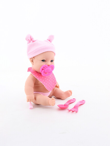 BABY CON CHUPETE ROSADO