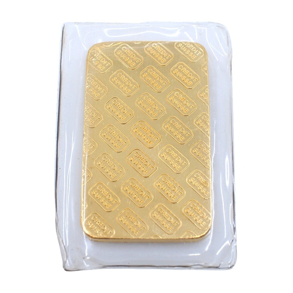 Lingote de oro fino Credit Suisse 50 gr Lingote de oro fino Credit Suisse 50 gr