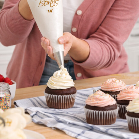 Manga Repostera 35 cm Lona y Vinilico Concasse Manga Repostera 35 cm Lona y Vinilico Concasse