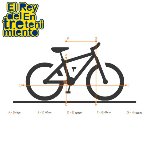 Bicicleta Montaña Rodado 29 C/ 21 Velocidad Premium Negro/Naranja