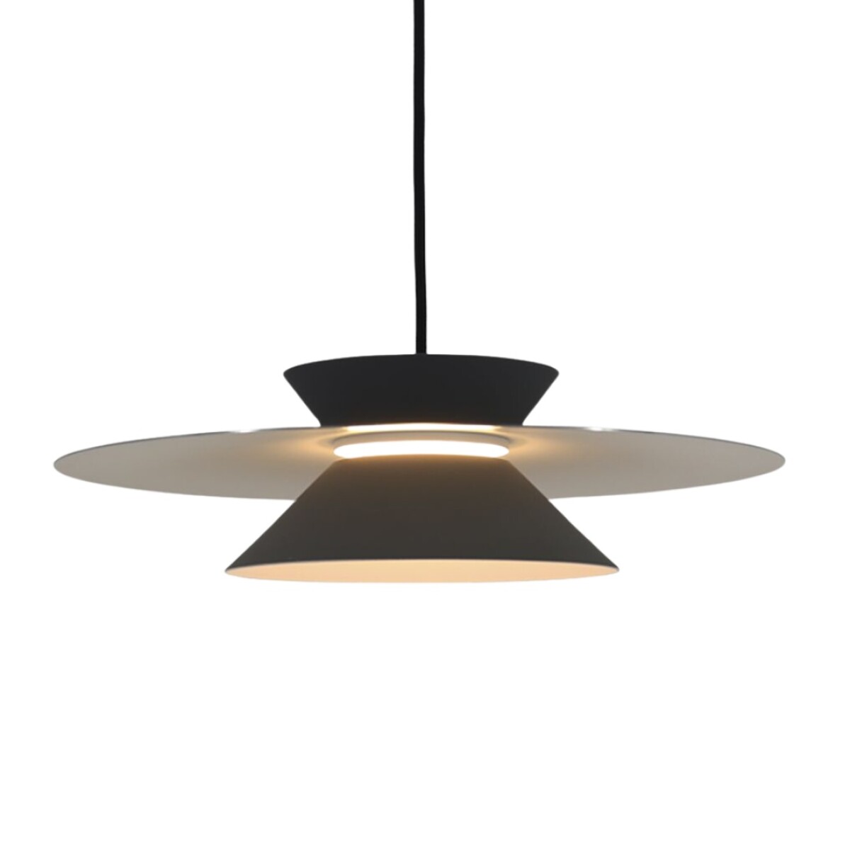COLGANTE LED VK ST1 NEGRO 12W 3000K 