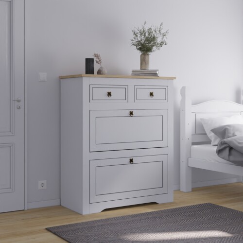 Comoda Zapatera Madera Maciza Linea Mexicana Comoda Zapatera Madera Maciza Linea Mexicana