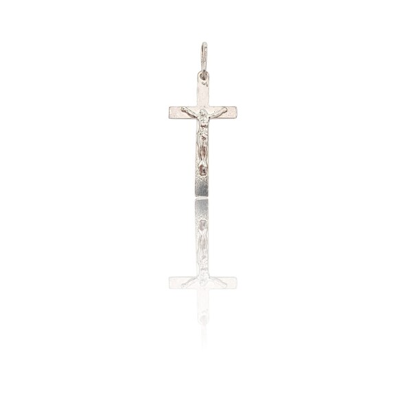 Dije cruz Jesucristo - Plata 925 - Sin piedra-CP4596 sinpiedra