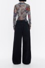 WIDE LEG - VAQUERO LAVADO Negro