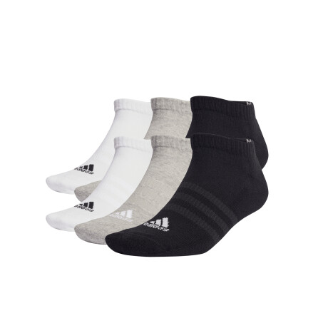 adidas Medias Acolchadas al Tobillo White/Grey/Black