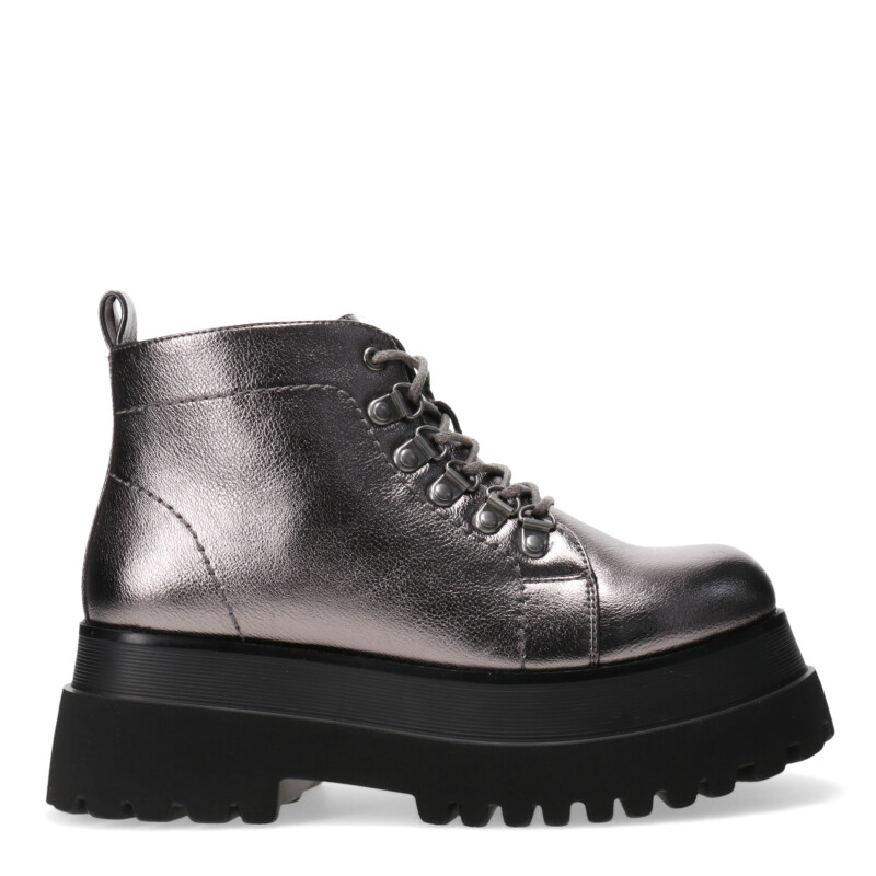Botas de Mujer Miss Carol GALILEA acordonada con plataforma Peltre