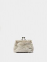 Bolso De Fiesta Efecto Pelo crudo