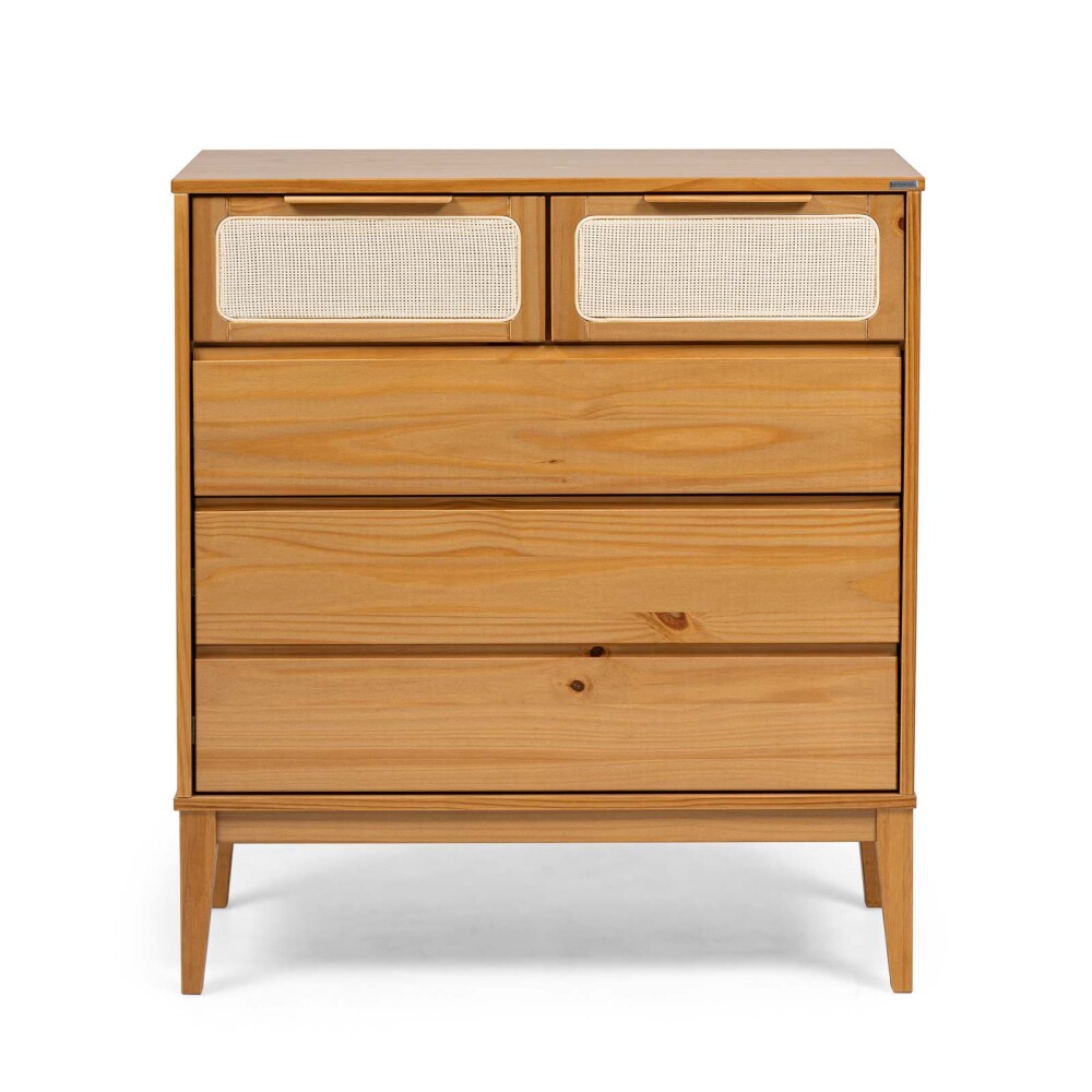 COMODA MADERA-MACIZA MARRON PRAGA