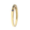 Anillo Alternancia de oro amarillo 18k con zafiros y brillantes Anillo Alternancia de oro amarillo 18k con zafiros y brillantes