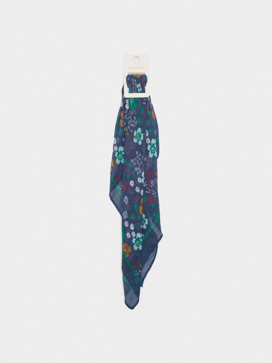 Pañuelo Cuadrado Estampado 100% Algodón multicolor