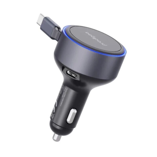 Cargador Prodigee Retract-It Para Auto Type-c 60W Cargador Prodigee Retract-It Para Auto Type-c 60W