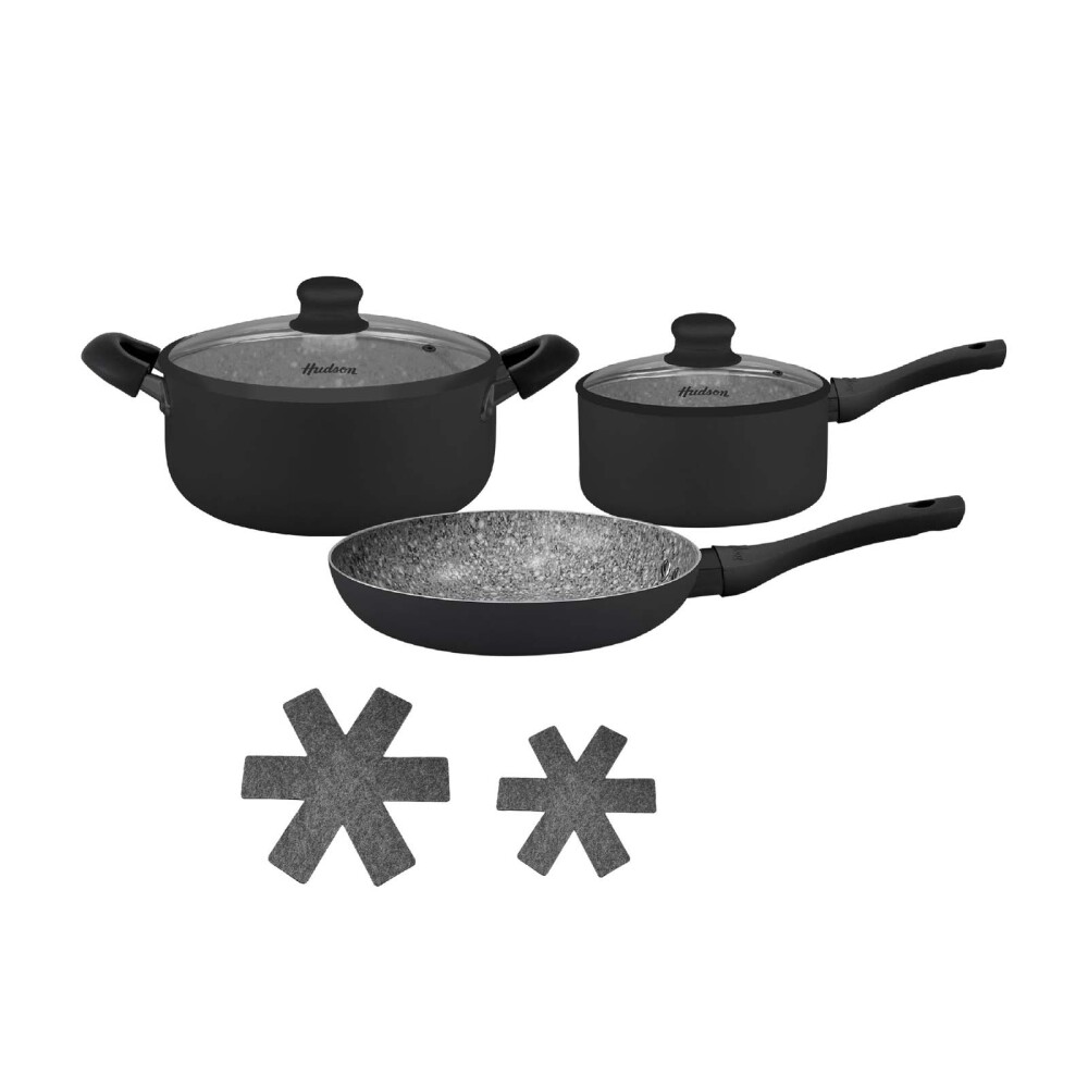 SET GRANITO NEGRO ALUMINIO NEGRO NGRA01