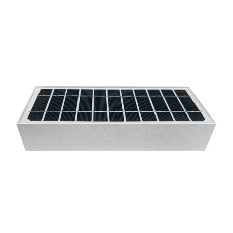 LUMINARIA DE PARED SOLAR BRICK 6W Luminaria LED de Exterior Solar Brick 6W Luz Cálida Blanco