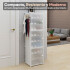 Armario Organizador de Zapatos IMBACK IBK-PLC007 | 3 Pisos, 3 Puertas Esmeriladas, Compacto y Versátil Blanco Armario Organizador de Zapatos IMBACK IBK-PLC007 | 3 Pisos, 3 Puertas Esmeriladas, Compacto y Versátil Blanco