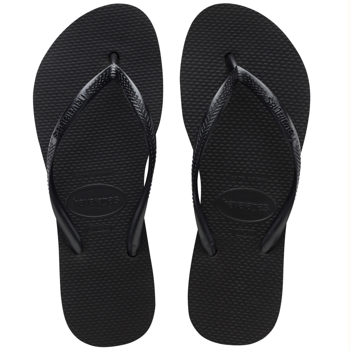 Ojotas de Mujer Havaianas Slim - Negro 