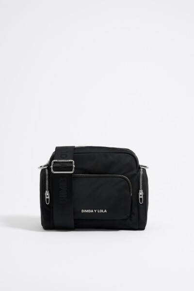 BOLSO BANDOLERA MULTIBOLSILLOS Negro