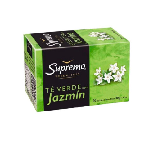 TE SUPREMO VERDE JAZMIN x 20 sob Unica