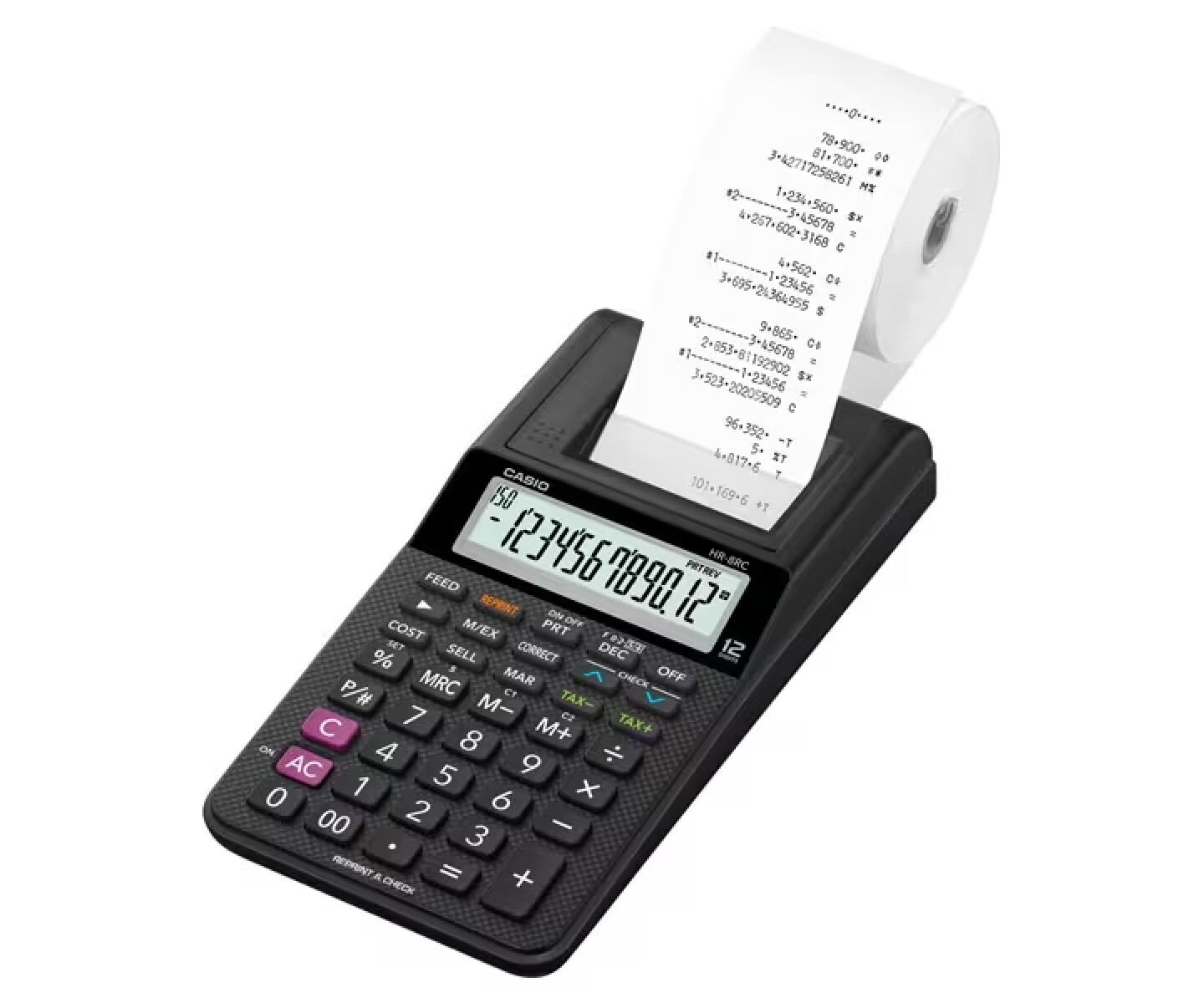 Calculadora Casio HR-8 RC - -BK 