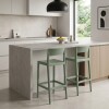 SILLA BAR PLAST VERDE Unica