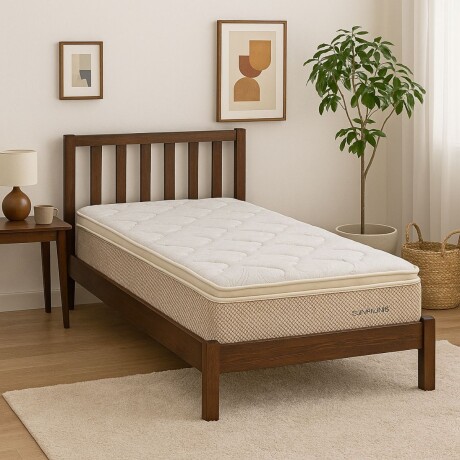 Colchón 1 Plaza Ortopedico Espuma Alta Densidad Duraline 88 Cm S/C