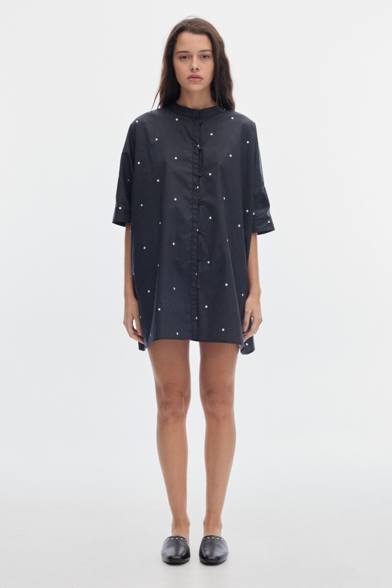Camisola Vice Print - Dots Black 
