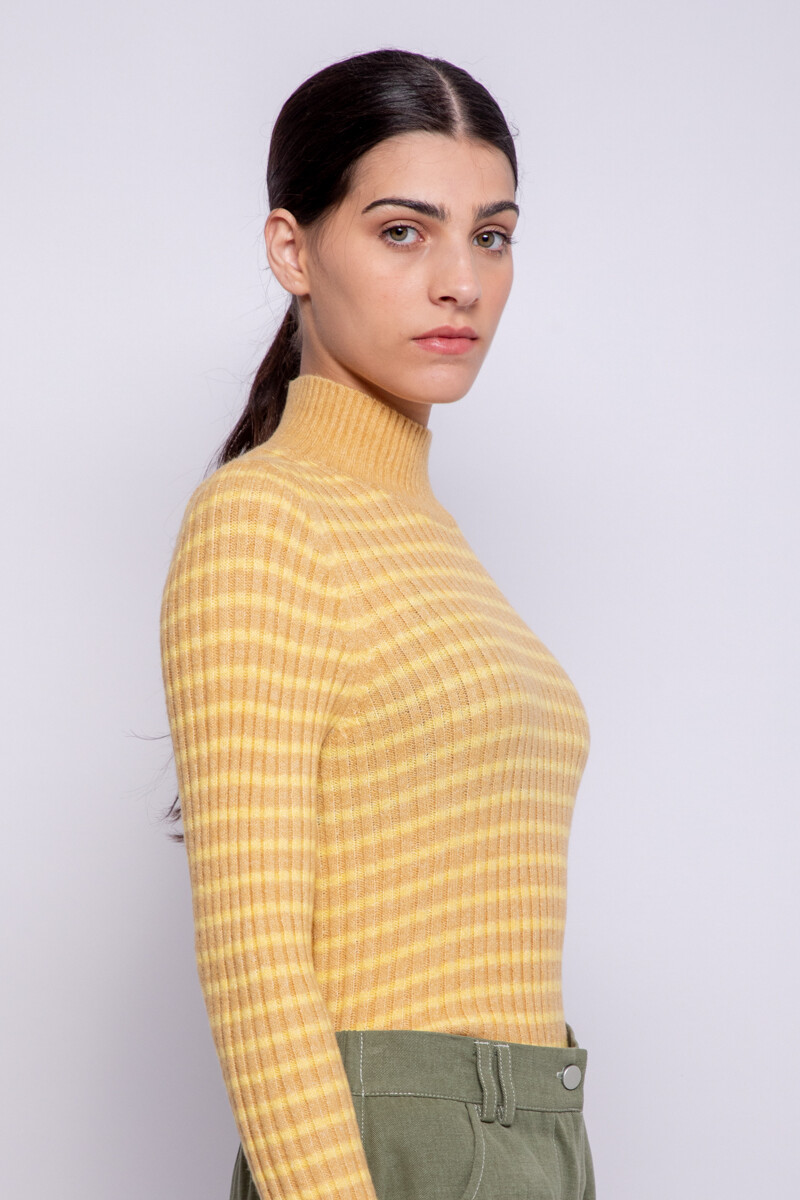 POLERA EVA Amarillo Oliva