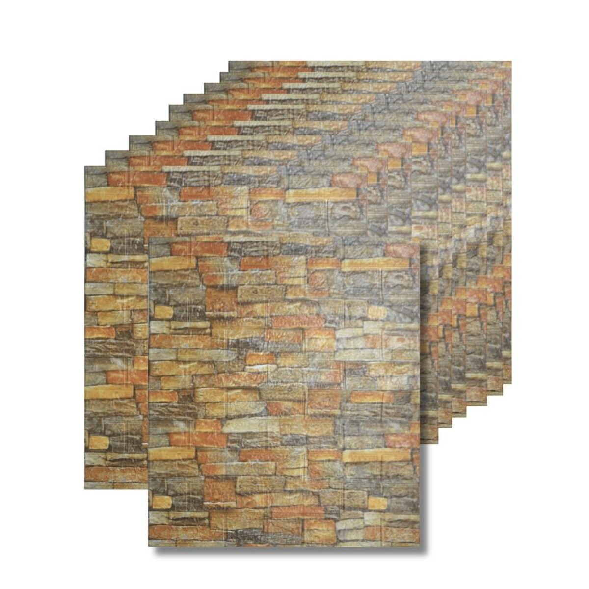 REVESTIMIENTO AUTO ADHESIVO 3D 70 X 77 CM X 3 MM - PIEDRA FC24 X 10 