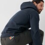 Fjällräven Logo Hoodie - Hombre Deep Forest