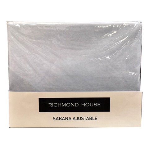 Sábana Ajustable Queen Size Richmond House 100% Microfibra INDIGO CLARO