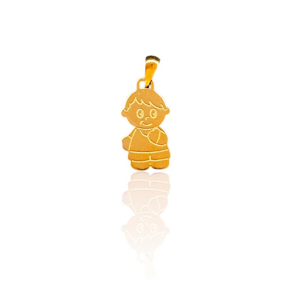 Dije Niño-Oro bajo-Sin piedra-CP8500 Sinpiedra