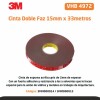 CINTA DOBLE FAZ 4972 GRIS 15MM X 33M ESPE 1,1MM - 3M CINTA DOBLE FAZ 4972 GRIS 15MM X 33M ESPE 1,1MM - 3M