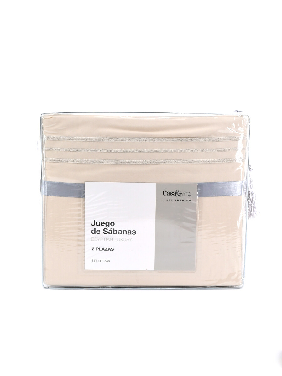 SABANAS JUEGO EGYPTIAN - BEIGE 
