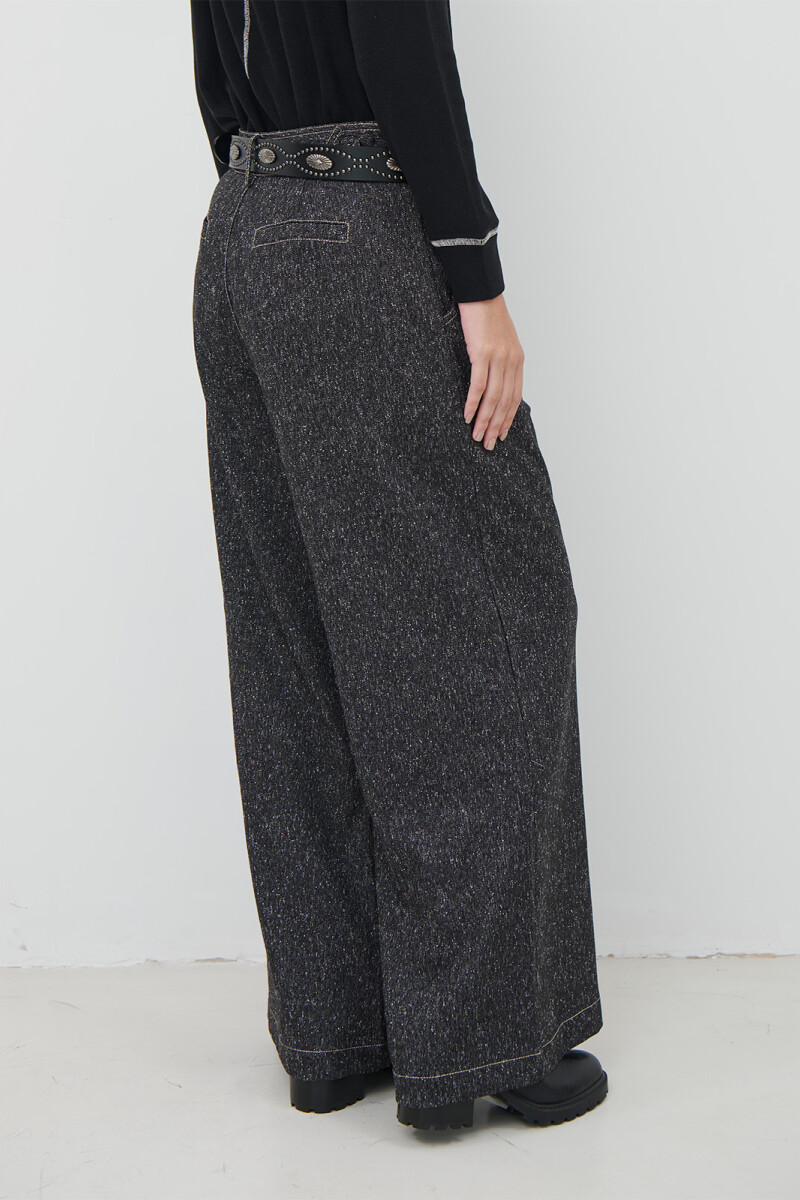 PANTALON MINI ESPIGA NEGRO