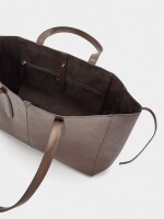 Bolso Shopper Liso marron