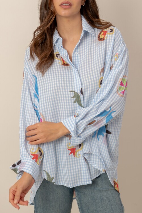 Camisa Flowers Camisa Flowers