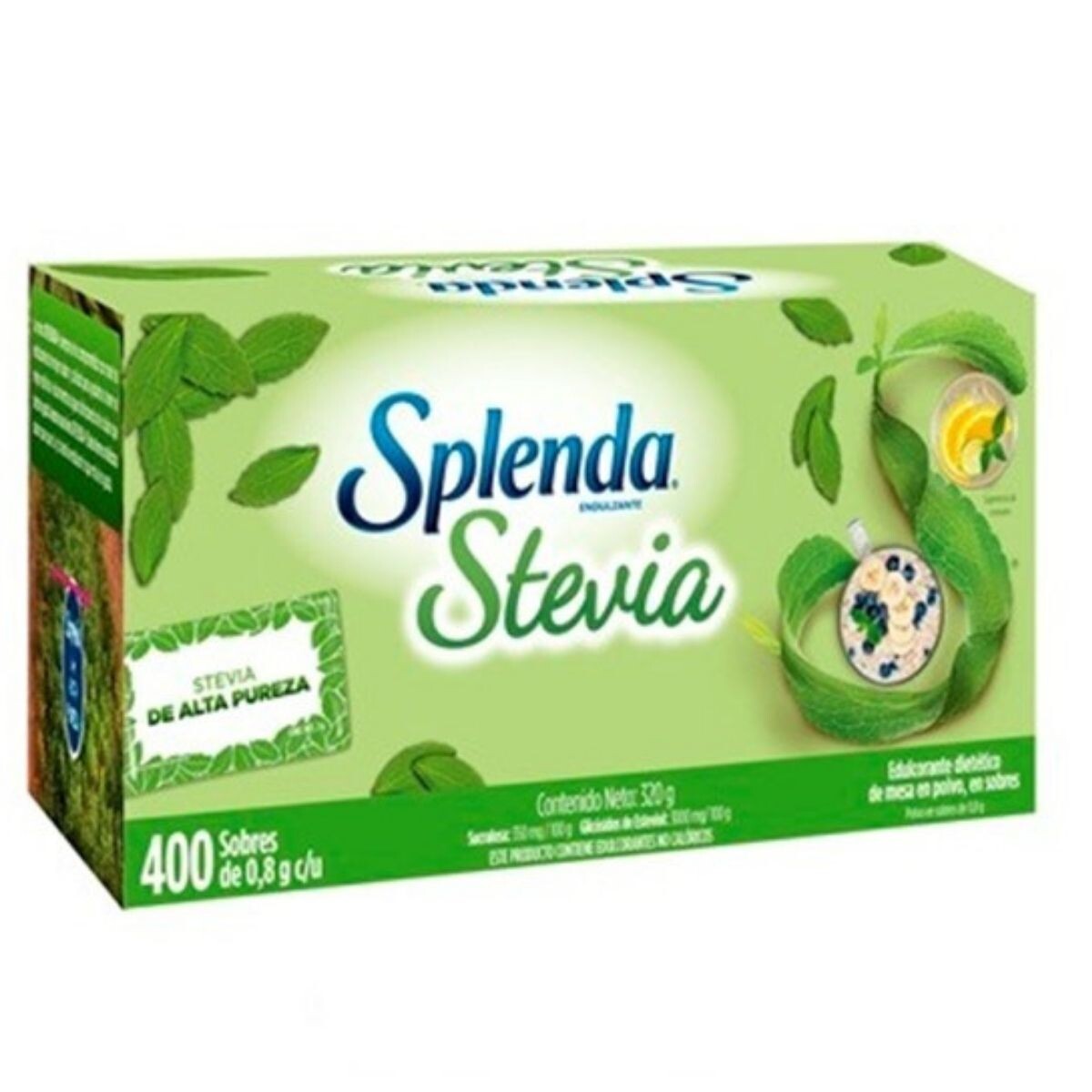 Endulzante Splenda Stevia - X 400 