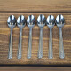 Set x6 mini cucharas PLATEADO