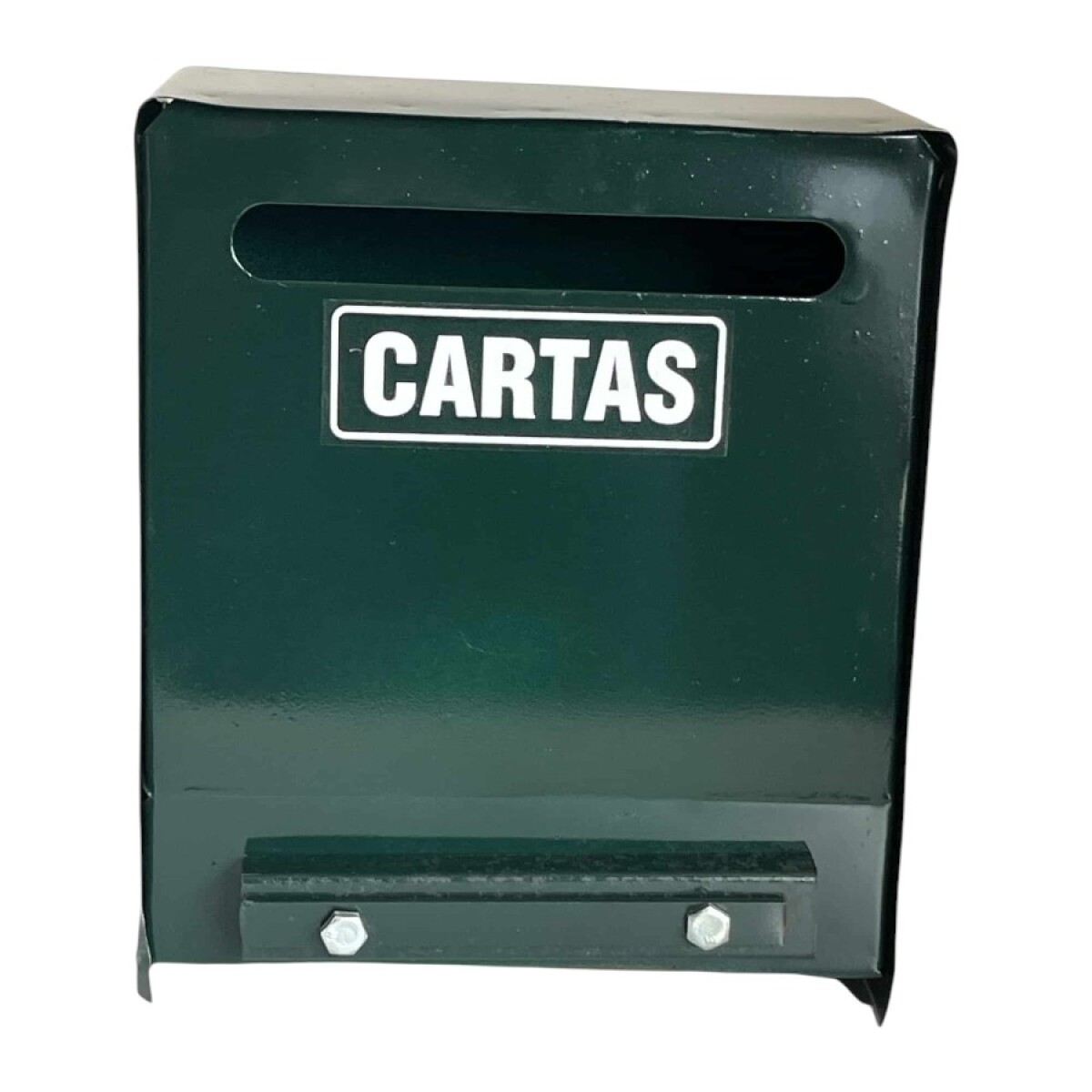 Buzón metálico para cartas - Verde 