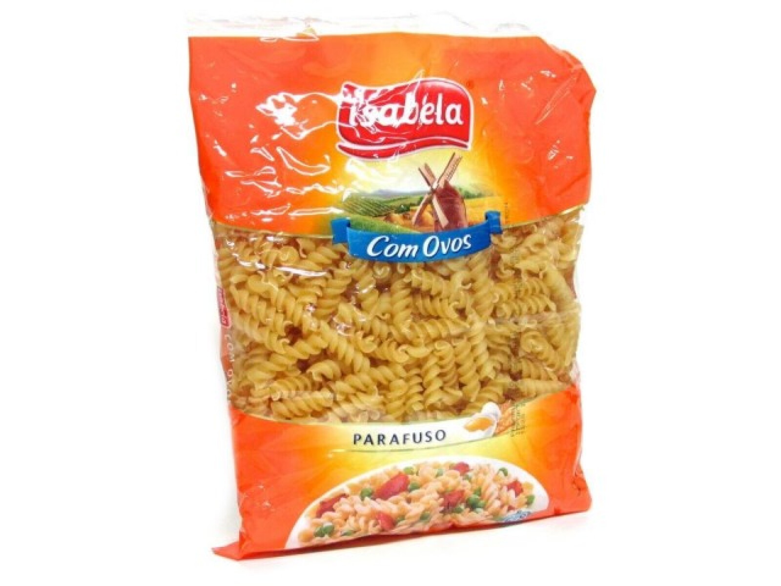 FIDEOS AL HUEVO ISABELA 500G TIRABUZON 
