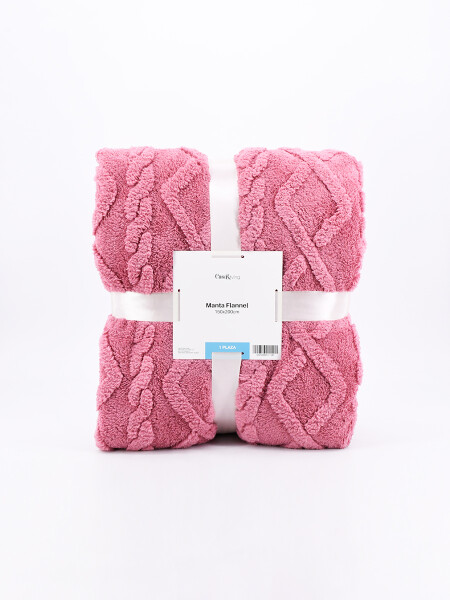 FLANNEL TRAMA ROMBOS BORDEAUX