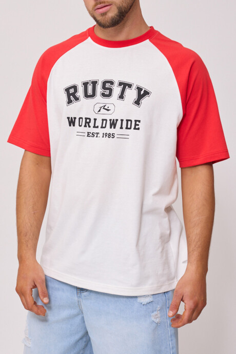 T-SHIRT ERNEUS RUSTY Rojo
