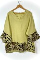 BLUSA LINO LUMA CAMEL