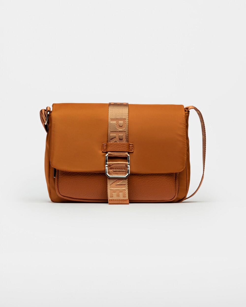 Bandolera Ana En Nylon Marron