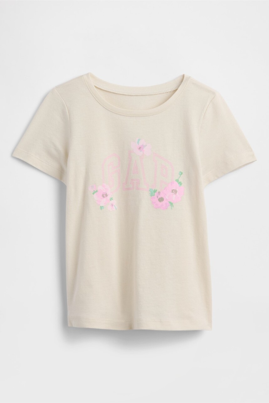 Remera Logo Gap Manga Corta Toddler Niña Sp Primrose Floral