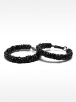 Aros Medianos Brillantes negro