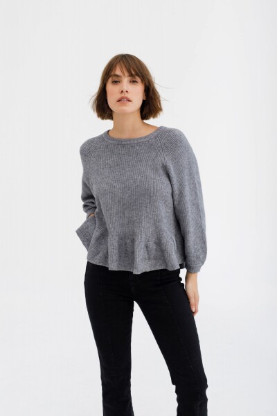 Sweater Cannoli Gris