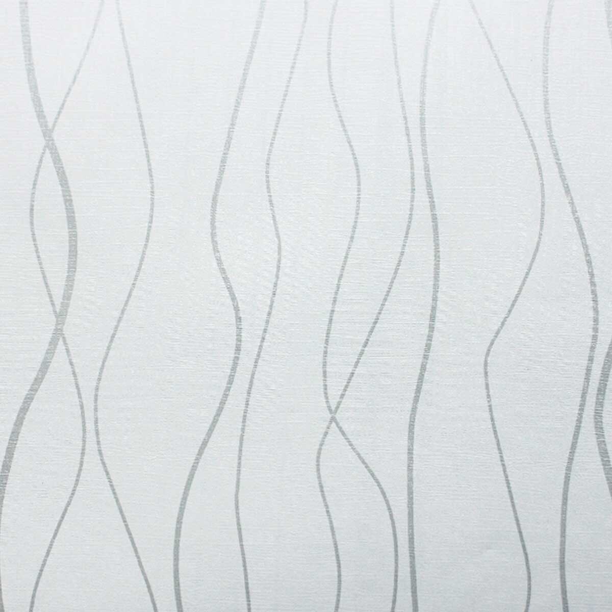 Vinilo autoadhesivo ONDAS 10m x 45cm - BLANCO 